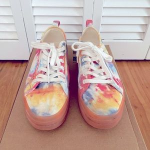 Tie dye sneakers